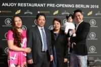 Presse-Event: Pre-Opening-Event: Feierliche Eröffnung des vietnamesischen Restaurants Anjoy im Prenzlauer Berg in Berlin mit prominenten Gästen