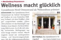 Tourismus & Touristik, Gastronomie & Hotellerie: PR und Kommunikation f眉r Upstalsboom Hotel Ostseestrand Ostseebad Heringsdorf: Pressearbeit, Medienarbeit, ffentlichkeitsarbeit