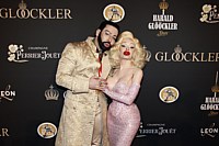 Prominente: Stardesigner Harald Glööckler & Supermodel Amanda Lepore aus den USA